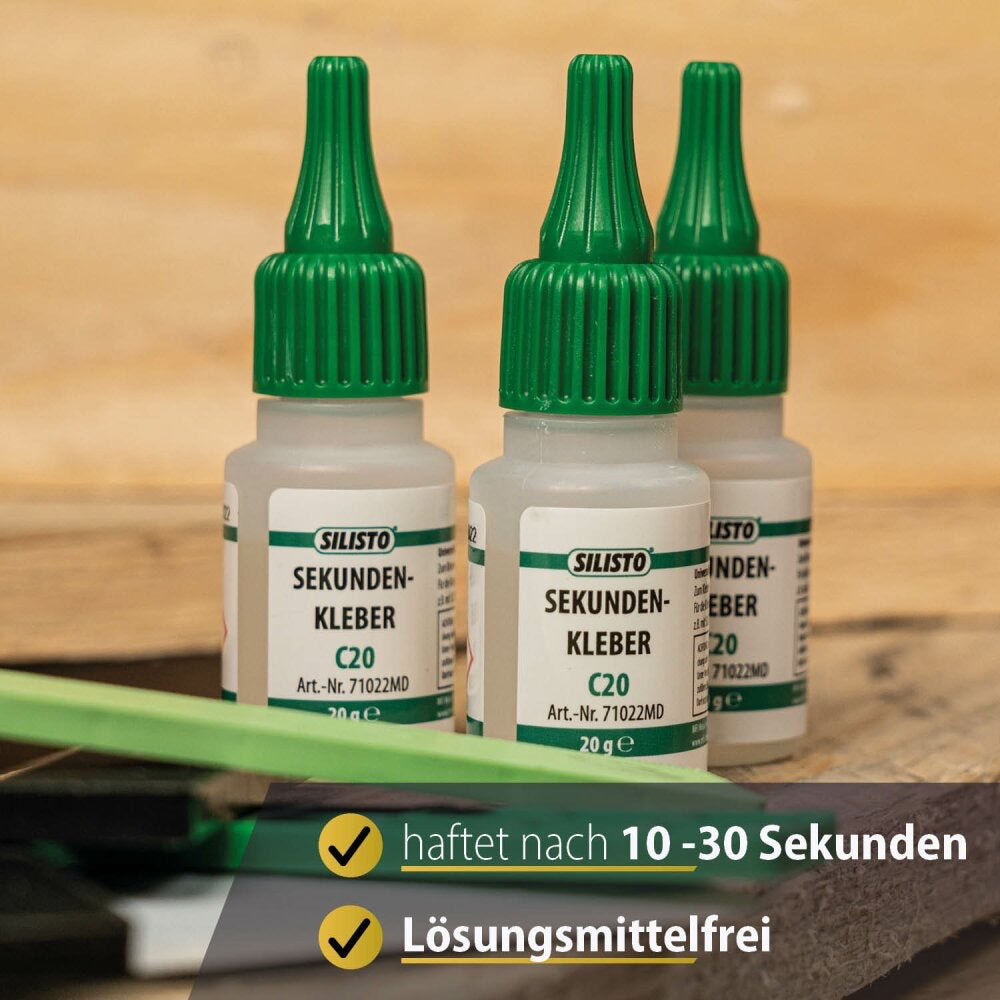 SILISTO Sekundenkleber Dick-/ Zähflüssig