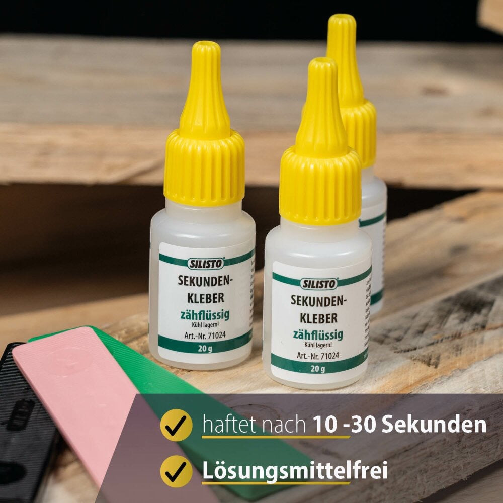SILISTO Sekundenkleber Dick-/ Zähflüssig