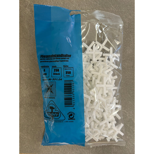 HaWe Fugenkreuze 4,0mm (250Stk) 551.04